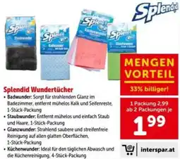 Interspar Splendid wundertücher Angebot