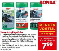 Interspar Sonax autopflegetücher Angebot