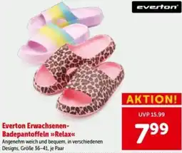 Interspar Everton erwachsenen- badepantoffeln relax Angebot