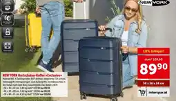 Interspar New york hartschalen koffer exclusive Angebot