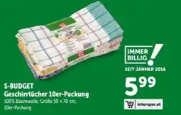 Interspar S-budget geschirrtücher Angebot