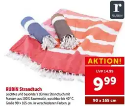 Interspar Rubin strandtuch Angebot