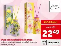 Interspar Ipuro raumduft limited edition Angebot