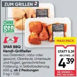 Maximarkt Spar bbq hendl-grillteller Angebot