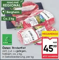 Maximarkt Österr. rinderfilet Angebot