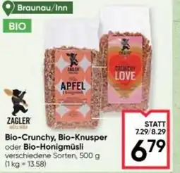 Maximarkt Bio-crunchy, bio-knusper oder bio-honigmüsli Angebot