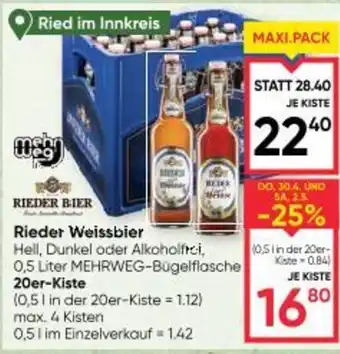 Maximarkt Rieder weissbier Angebot