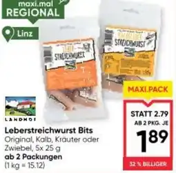 Maximarkt Leberstreichwurst bits Angebot