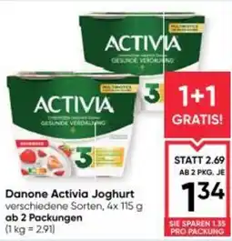 Maximarkt Danone activia joghurt Angebot