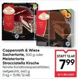 Maximarkt Coppenrath & wiese sachertorte oder meistertorte stracciatella kirsche Angebot
