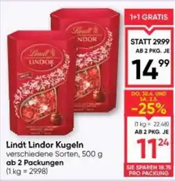 Maximarkt Lindt lindor kugeln Angebot