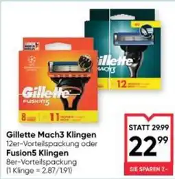Maximarkt Gillette mach3 klingen Angebot