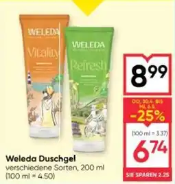 Maximarkt Weleda duschgel Angebot