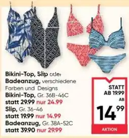 Maximarkt Bikini-Top, Slip oder Badeanzug, Bikini-Top Angebot