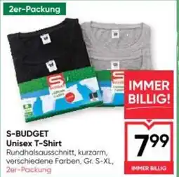 Maximarkt S-BUDGET Unisex T-Shirt Angebot