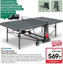 Maximarkt Tischtennistisch powertec outdoor Angebot
