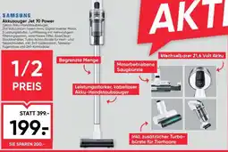Maximarkt SAMSUNG Akkusauger Jet 70 Power Angebot