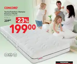 Matratzen Concord Concord Taschenfederkern-Matratze DuraCore H4 H5 Angebot