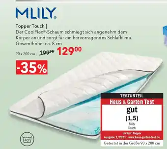 Matratzen Concord Topper Touch | Angebot