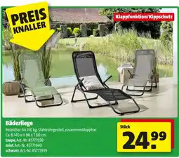 Hagebau Bäderliege Angebot