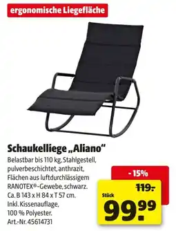 Hagebau Schaukelliege aliano Angebot