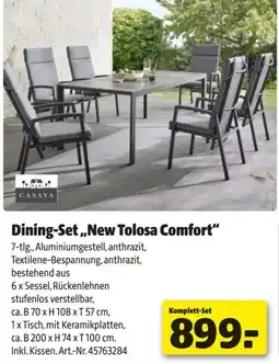 Hagebau Dining-Set New Tolosa Comfort Angebot