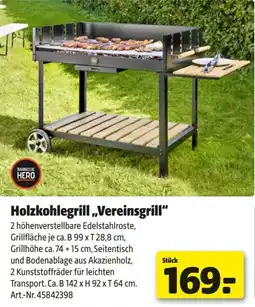 Hagebau Holzkohlegrill Vereinsgrill Angebot