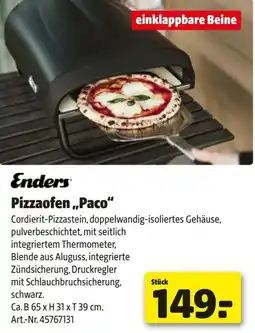 Hagebau Enders pizzaofen paco Angebot