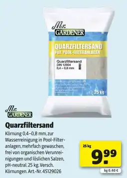 Hagebau Quarzfiltersand Angebot