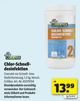 Hagebau Chlor-Schnell- desinfektion Angebot