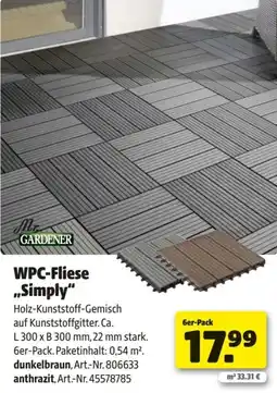 Hagebau Wpc-fliese simply Angebot