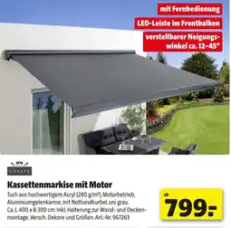 Hagebau Kassettenmarkise mit Motor Angebot