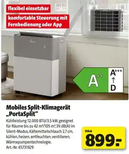 Hagebau Mobiles split-klimagerät portasplit Angebot