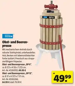 Hagebau Obst- und beeren- presse Angebot