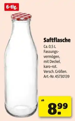 Hagebau Saftflasche Angebot