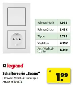 Hagebau Schalterserie seano Angebot