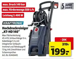 Hagebau Kraftronic hochdruckreiniger kt-hd 140 Angebot