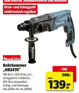 Hagebau Thakita bohrhammer hr2470 Angebot