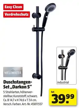 Hagebau Duschstangen- Set Darkon 5 Angebot