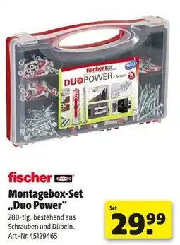 Hagebau Fischer montagebox-set duo power Angebot