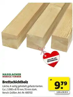 Hagebau Brettschichtholz Angebot