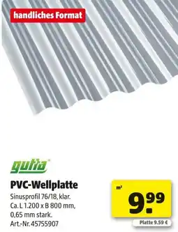 Hagebau Pvc-wellplatte sinusprofil Angebot