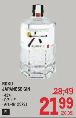 Metro Roku japanese gin Angebot
