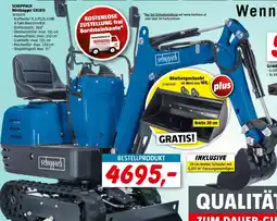 Bauhaus SCHEPPACH Minibagger EXC815 Angebot