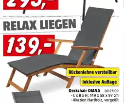 Bauhaus Sunfun Diana Gartenliege Angebot