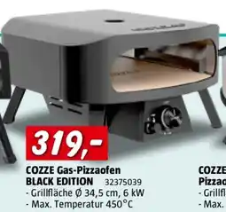 Bauhaus Cozze Pizzaofen Black Edition 13" mit drehbarem Pizzastein Angebot