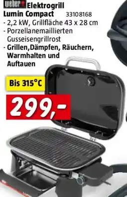 Bauhaus Weber Elektrogrill Lumin Compact Angebot