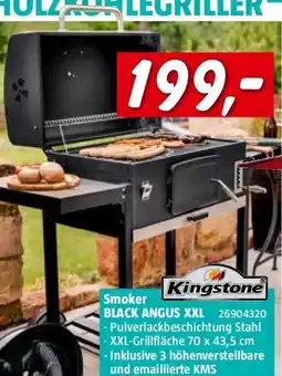 Bauhaus Kingstone KMS Holzkohlegrill Black Angus XXL Angebot