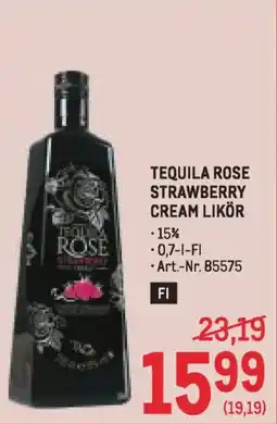 Metro Tequila rose strawberry cream likör Angebot