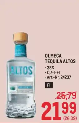 Metro Olmeca tequila altos Angebot